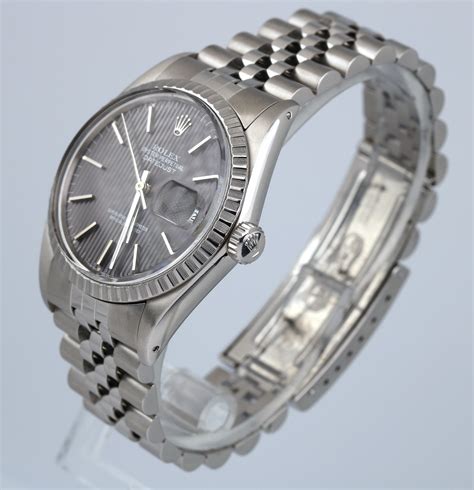 rolex datejust 16000 men's watch|Rolex 36mm stainless steel Datejust.